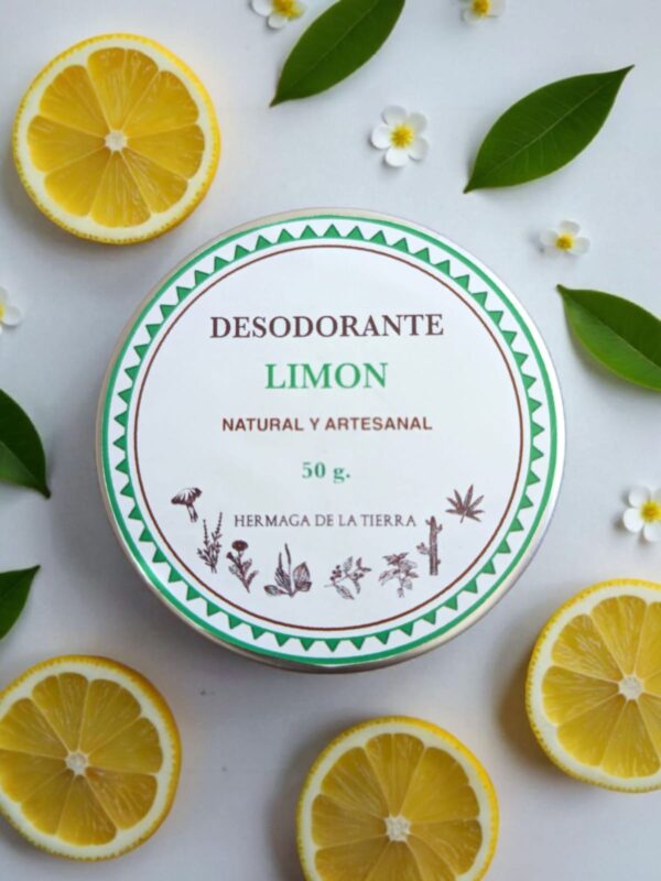 Desodorante Natural en crema para niños y adolescentes – Limón  - 50gr.