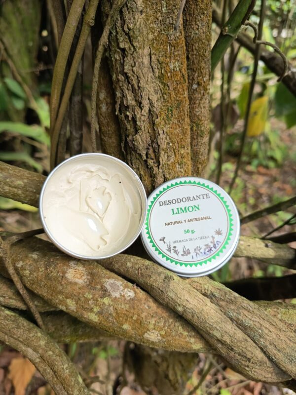 Desodorante Natural en crema para niños y adolescentes – Limón  - 50gr.