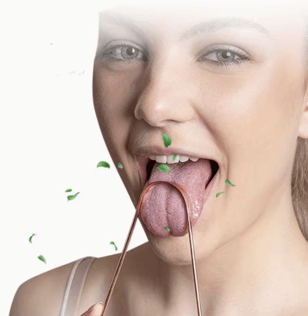 Limpiador de lengua de cobre