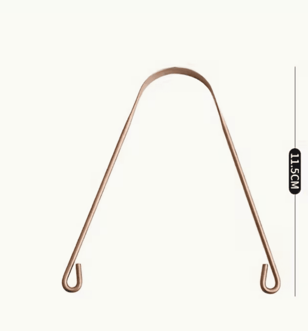 Limpiador de lengua de cobre