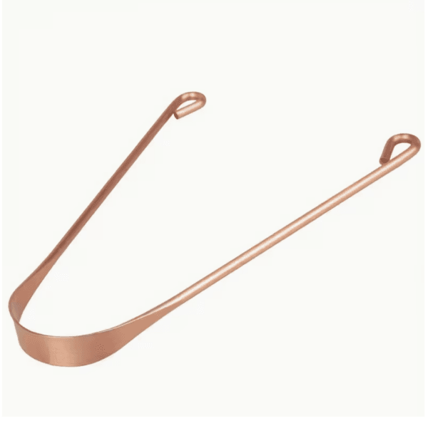 Limpiador de lengua de cobre